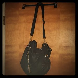 Black Leather Purse